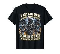 Alpha Wolf Let Me See Your Feet Funny Werewolf Meme Bootleg Camiseta