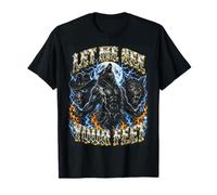 Alpha Wolf Let Me See Your Feet Funny Werewolf Meme Bootleg Camiseta