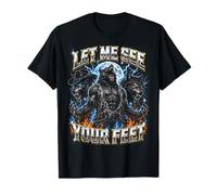 Alpha Wolf Let Me See Your Feet Funny Werewolf Meme Bootleg Camiseta