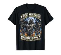 Alpha Wolf Let Me See Your Feet Funny Werewolf Meme Bootleg Camiseta