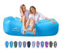 AlphaBeing Tumbona Inflable, la Mejor Tumbona de Aire para Viajes, Camping, Senderismo, sofá Inflable Ideal para Fiestas en la Piscina y en la Playa, Silla de Aire picnics o Festivales