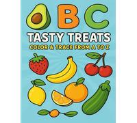Alphabet A to Z Fruit & Veggie Coloring and Tracing Fun