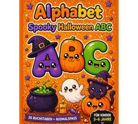 Alphabet ABC Kawaii Malbuch: Spooky Helloween Coloring