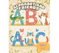 Alphabet and friends: coo alphabetic coloring book for kids age 4-12