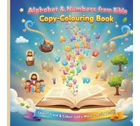 Alphabet and Numbers from bible Copy-Coloring Book