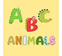 Alphabet Animals Coloring Book: A Fun ABC Letter and Animal Name Learning for Toddlers and Kids | Practice Fine Motor Skills through Coloring
