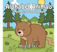 Alphabet Animals: Simple Animal Coloring Book