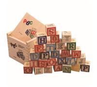 Alphabet Blocks - Educational Toy | Wooden Stacking Set, Early Learning