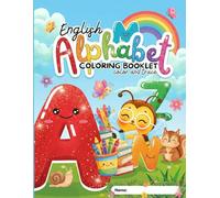 Alphabet Coloring and Tracing Book for Kids Ages 3-6: Big Letters • Easy Tracing • Fun Coloring • Preschool Learning