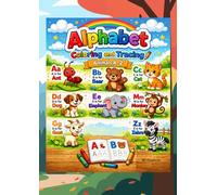 Alphabet Coloring and tracing book for kids: Alphabet Coloring book both upper and lower case along with tracing and small animal images to color