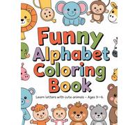 Alphabet Coloring Book for Kids: A-Z Animal Coloring Pages for Toddlers and Preschoolers