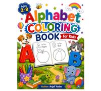 Alphabet Coloring Book for Kids Ages 2-8: Fun ABC Learning with Easy Coloring Pages for Toddlers, Preschool & Kindergarten: Learn Letters A to Z with ... Activities, and Simple Colouring Pages