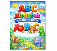 Alphabet Coloring Book for Kids Ages 3-6: Fun & Easy A-Z Letter Coloring Pages to Learn the English Alphabet | Preschool & Kindergarten Activity Book