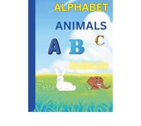 Alphabet coloring book for kids ages 3-6: learn letters from A-Z with fun animal coloring pages for preschool and kindergarten