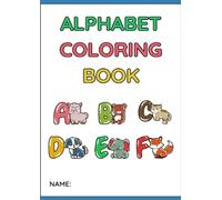 Alphabet Coloring Workbook: Kids & Children's minimalist alphabet coloring workbook