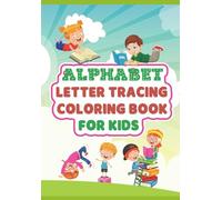 Alphabet colouring and tracing book for kids age 3-8 years