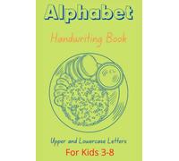 Alphabet Handwriting Book Upper and Lowercase Letters For kids 3-8