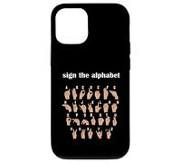 Alphabet Inclusive Sign ABC ASL American Sign Language Carcasa para iPhone 12/12 Pro