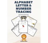 Alphabet Letter & Numbers Tracing Workbook Ages 3-4