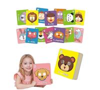 Alphabet Mask Cards, 26 Pcs Alphabet ABC Flash Cards with Animal Masks, Letter Recognition Learning Game, Educational Toy for Home and Classroom (2 Set)