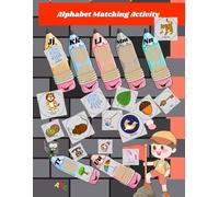 Alphabet Matching Activity Book for Kids Ages 3-5: Fun Pencil-Themed Learning, Animal & Object Match, Preschool & Kindergarten Early Education