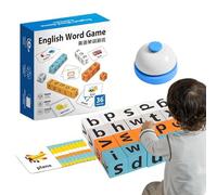 Alphabet Matching Game, Educational Spelling Toy, Ideal para Preschoolers, Kindergarten Children, Ages 3+, Home or Classroom Use Learning Activity, Birthday Present, and Early Reading Skills