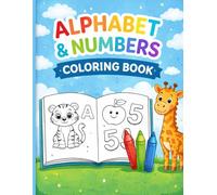 Alphabet & Number Coloring Book