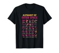 Alphabet of Outer Space Astronomy Camiseta