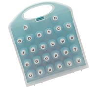 Alphabet Scrapbook Paper Punch - Punchers que hacen manualidades de acero inoxidable, surtido duradero | Tabla con forma de carta para niños y adultos Scrapbooking Art Projects Making Supplies
