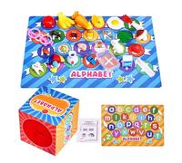 Alphabet Sound Game, Sensory Reading Tools, Interactive Preschool Educational Kit, Kindergarten Classroom Daycare Learning Activity, Fun School Play Gear for Kids Ages 3-5, 350g