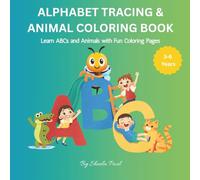 Alphabet Tracing & Animal Coloring Book: Learn ABCs and Animals with Fun Coloring Pages