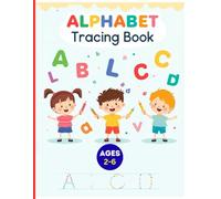 Alphabet Tracing Book A-M for Toddlers: Capital and Lowercase Letter Handwriting Practice for Preschool and Kindergarten Kids (Ages 2-6)