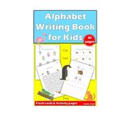 Alphabet Writing Book Fun Letter Tracing, Picture Vocabulary & Flash Cards for Preschool and Kindergarten