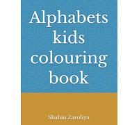 Alphabets kids colouring book