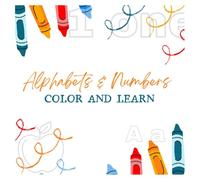 Alphabets & Numbers Coloring Book for Kids | Fun & Educational Activity Book