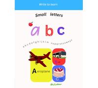 Alphabets writing book - small letters (practice) -pattern tracing alphabets.: Write to learn-Early learning -small letters for kids.