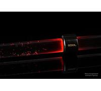 AlphaCool 15288 Aurora HardTube LED Ring 16mm Deep Black - Red Modding PC Personalizados Leds