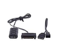 AlphaCool 15360 Aurora Eiscontrol adressable RGB Controller - Black Modding PC Personalizados Luces Flexibles (Flexlight)