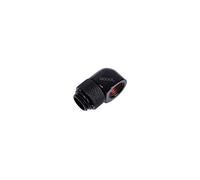 AlphaCool 17217 HF L-Connector G1/4 Outer Thread rotatable to G1/4 Inner Thread - Deep Black Refrigeración Líquida Conectores