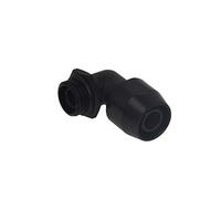 Alphacool 17455 HF - Boquilla de rosca TPV de metal - 90° - conectores de refrigeración por agua negra