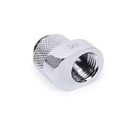 Alphacool 17603 Carámbanos de 8 mm de desvío giratorio G1/4 AG a G1/4 IG - Conector cromado refrigeración por agua