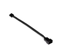 ALPHACOOL 18673 - Cable alargador para ventilador (4 pines a 4 pines, 15 cm), color negro