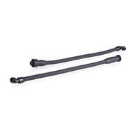 Alphacool Eisbaer TPV Extension Set de Manguera de 90°, Negro (Mate), Manguera y