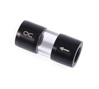 Alphacool Filtro en línea acrílico / acetal G1/4 IG de refrigeración por agua 48 x 20 mm 17 g acrílico / acetal 2 x G1/4" hembra 6 mm Escritorio servidor