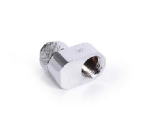 ANF Alphacool Eiszapfen 16mm offset piece rotatable G1/4 AG to G1/4 IG - chrome