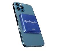 AlphaDesignLuxe Banco magnético de energía de 10000 mAh, carga rápida, inalámbrica, 15 W, USB-C 20 W, Mag-Safe para iPhone, Samsung, Huawei, Xiaomi Oppo VIVO, cargador externo portátil, mini batería