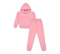 ALPHADVENTURE - Chándal Niña Completo, Conjunto Deportivo, Set 2 Piezas Sudadera y Pantalón Deportivo, Chándal para Colegio - Tallas desde los 6 hasta los 14 años. (8 Años, Rosa y Rosa)