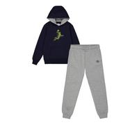 ALPHADVENTURE - Chándal Niño Completo, Conjunto Deportivo, Set 2 Piezas Sudadera y Pantalón Deportivo, Chándal para Colegio - Tallas desde los 6 hasta los 14 años. (14 Años, Azul)