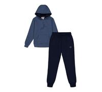 ALPHADVENTURE - Chándal Niño Completo, Conjunto Deportivo, Set 2 Piezas Sudadera y Pantalón Deportivo, Chándal para Colegio - Tallas desde los 6 hasta los 14 años. (10 Años, Azul Denim)