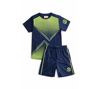 ALPHADVENTURE - Conjunto Deportivo Niño, Chándal de 2 Piezas, Set Camiseta Manga Corta con tejido microperforado y Pantalón Corto ajustable con bolsillos - Tallas de 6 hasta 14 años